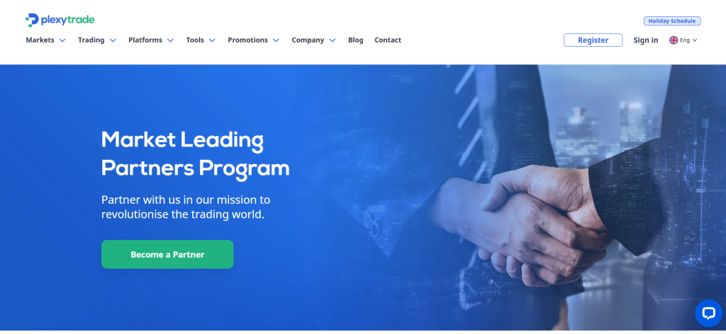 Plexytrade Partnership Program