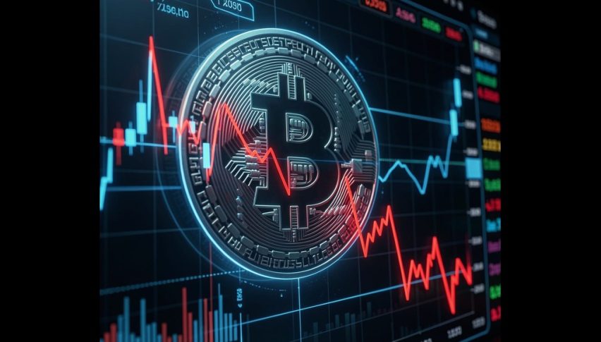 Bitcoin retreats from the previous high with a price correction.