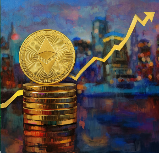 Ethereum is outpacing Bitcoin this week.