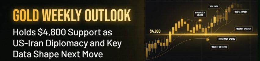 Image for Gold Weekly Outlook: Holds $4,800 Support as US-Iran Diplomacy and Key Data Shape Next Move