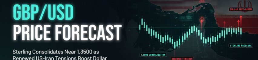 Image for GBP/USD Price Forecast: Sterling Consolidates Near 1.3500 as Renewed US-Iran Tensions Boost Dollar Safe-Haven Demand