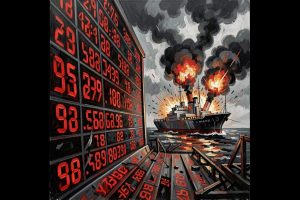 New Iran attacks precede slight market drop.