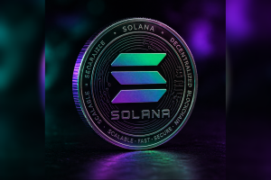 Solana fell Thursday on strong selling pressure.