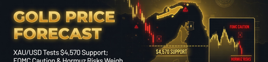 Image for Gold Price Forecast: XAU/USD Tests $4,570 Support; FOMC Caution & Hormuz Risks Weigh