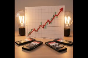 Sandisk stock is up on a very good earnings report and months of high demand for their products.