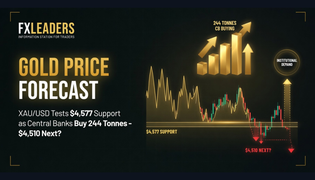 Gold Price Forecast: XAU/USD Tests $4,577 Support as Central Banks Buy ...