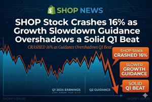 SHOP Stock Crashes 16% as Growth Slowdown Guidance Overshadows a Solid Q1 Beat