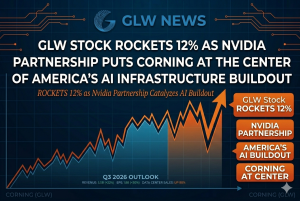 GLW Stock Rockets 12% to All-Time High as Nvidia Partnership Puts Corning at the Center of America's AI Infrastructure Buildout