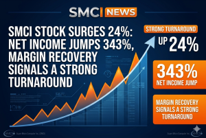 SMCI Stock Surges 24%: Net Income Jumps 343%, Margin Recovery Signals a Strong Turnaround
