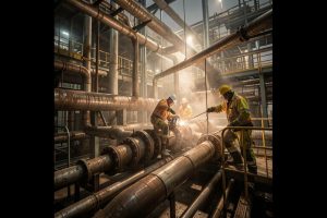 Gas production plants are under maintenance as demand cools.