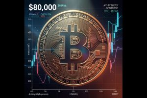 Bitcoin is staying steady near $80K after a slip from $82K.