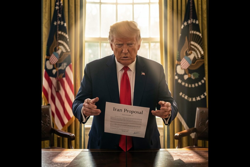Trump has not accepted the Iran proposal to end action in the region.