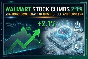 Walmart Stock Climbs 2.1% as AI Transformation and Ad Growth Offset Layoff Concerns