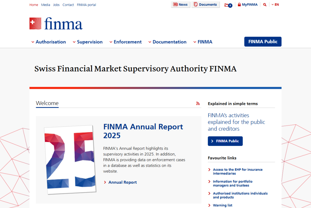 Swiss Financial Market Supervisory Authority (FINMA) - Switzerland