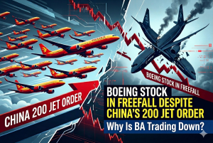 Boeing Stock in Freefall Despite China's 200 Jet Order, Why Is BA Trading Down?