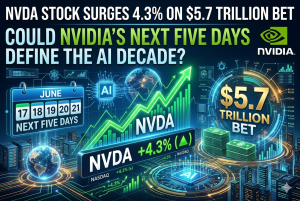 NVDA Stock Surges 4.3% on $5.7 Trillion Bet, Could Nvidia's Next Five Days Define the AI Decade?
