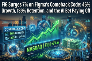 FIG Surges 7% on Figma's Comeback Code: 46% Growth, 139% Retention, and the AI Bet Paying Off