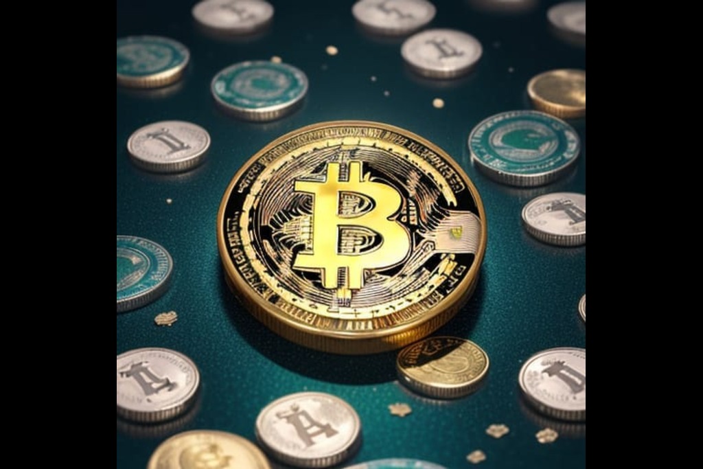 Bitcoin fell sharply Monday as the market looked bearish. 