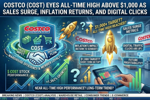 Costco (COST) Eyes All-Time High Above $1,000 as Sales Surge, Inflation Returns, and Digital Clicks