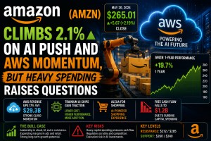 Amazon (AMZN) Climbs 2.1% on AI Push and AWS Momentum, but Heavy Spending Raises Questions