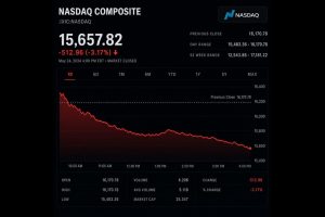The Nasdaq dipped after Nvidia earnings came in lower than investors hoped.