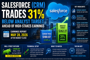 Salesforce (CRM) Rises Above $180 Ahead of Earnings as Agentforce AI Battle Intensifies