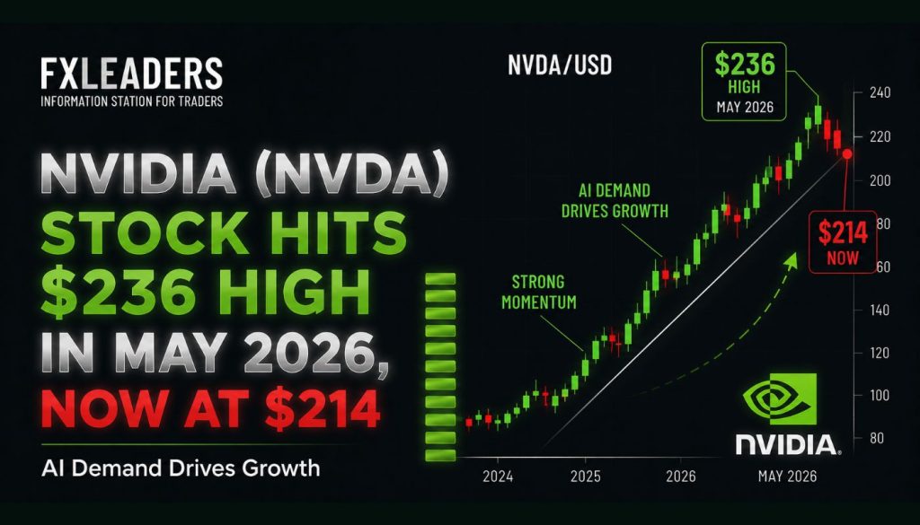 NVIDIA (NVDA) Stock Hits $236 High in May 2026, Now at $214 — AI Demand ...