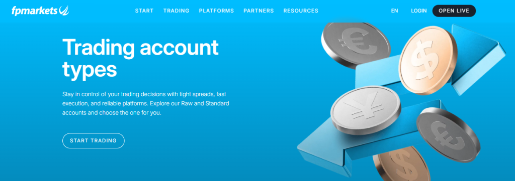 Minimum Deposit and Account Types