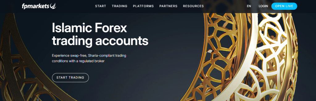 FP Markets Islamic (Swap-Free) Account