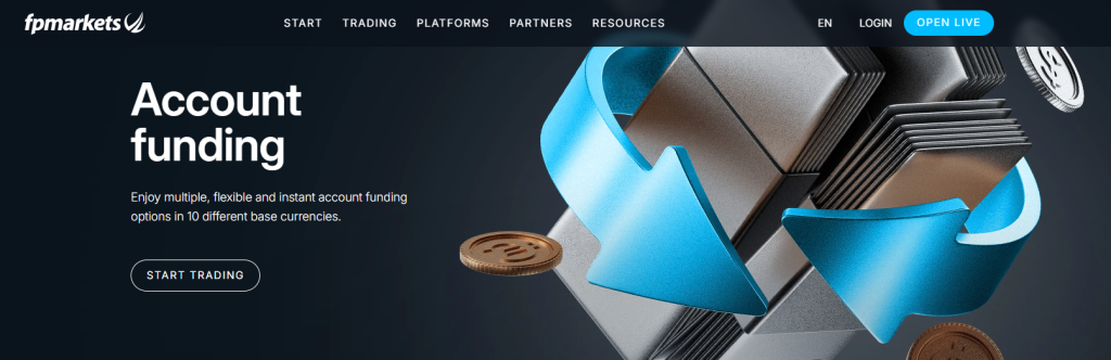 FP Markets Deposit and Withdrawal