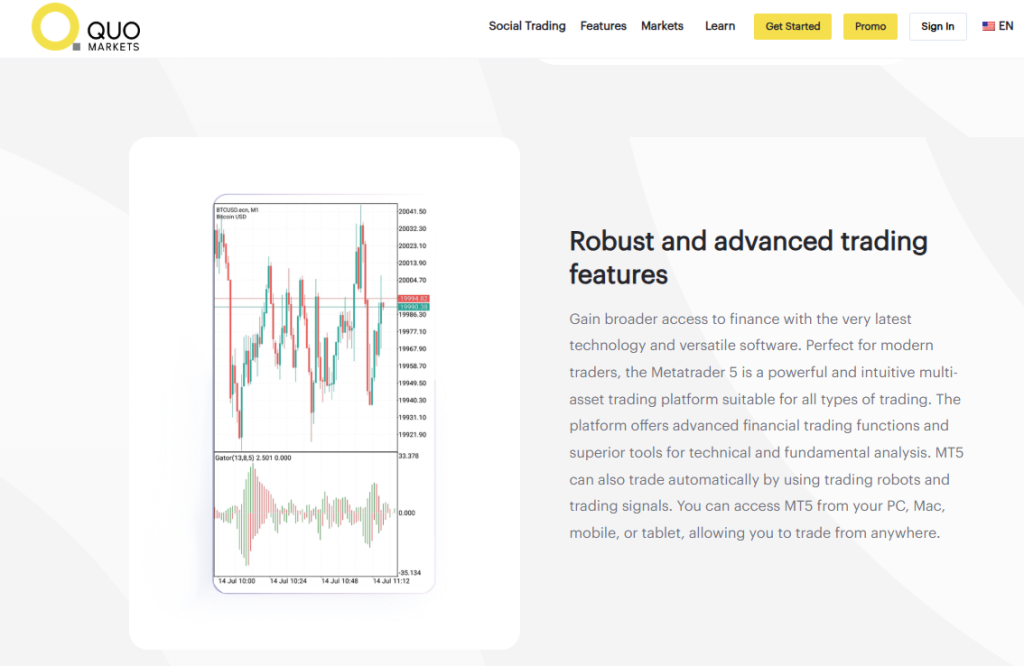 QuoMarkets Trading Tools QuoMarkets Trading Tools