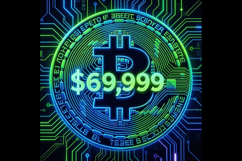 Bitcoin fell below $70,000 today and could fall further as bears take over.
