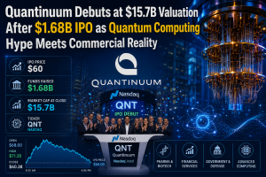 Quantinuum Debuts at $15.7B Valuation After $1.68B IPO as Quantum Computing Hype Meets Commercial Reality