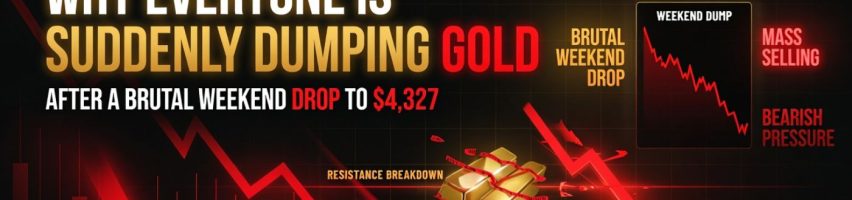 Image for Why Everyone is Suddenly Dumping Gold After a Brutal Weekend Drop to $4,327