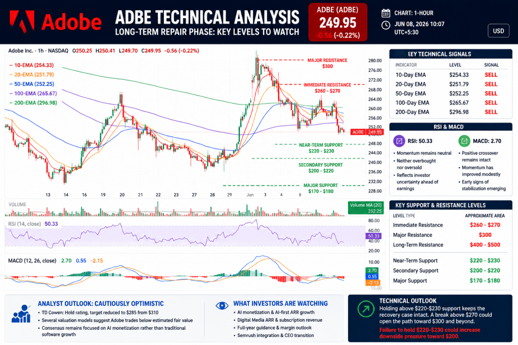 Adobe Faces AI Monetization Test: Can $25B Buyback, $1.9B Semrush Deal Reverse 40% Stock Slide?