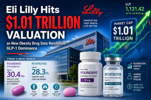 Eli Lilly Hits $1.01 Trillion Valuation as New Obesity Drug Data Reinforces GLP-1 Dominance