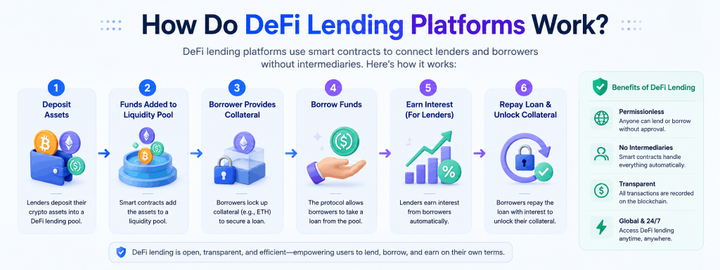 How Do DeFi Lending Platforms Work How Do DeFi Lending Platforms Work