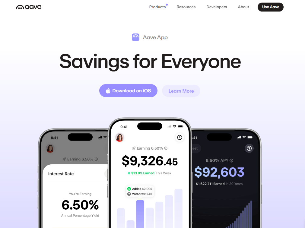 Aave DeFi Lending