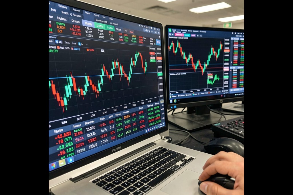 Nasdaq is higher Monday after sharp losses on Friday.