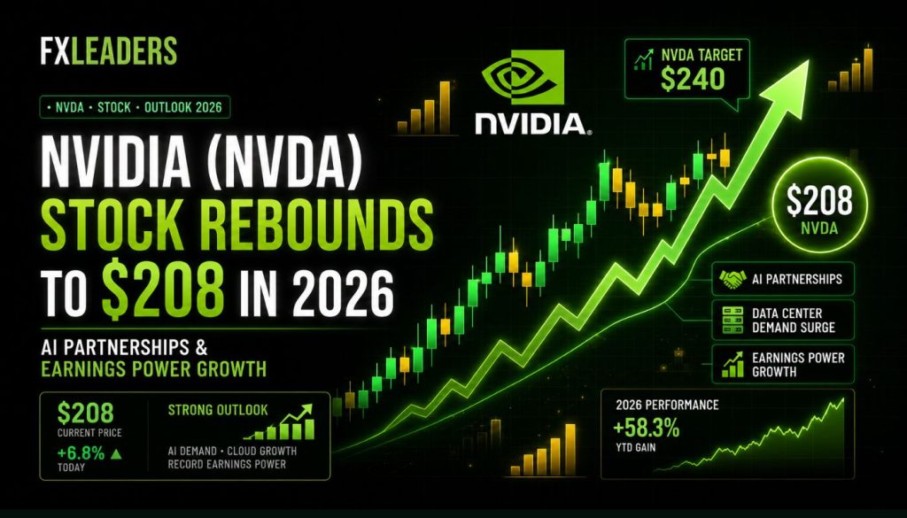 NVIDIA (NVDA) Stock Rebounds to $208 in 2026 — AI Partnerships ...