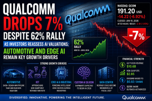 Qualcomm Drops 7% as Investors Reassess AI Valuations: Automotive and Edge AI Key Growth Drivers