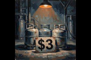 Natural gas prices slipped in the United States and fell to $3 per MMBtu.