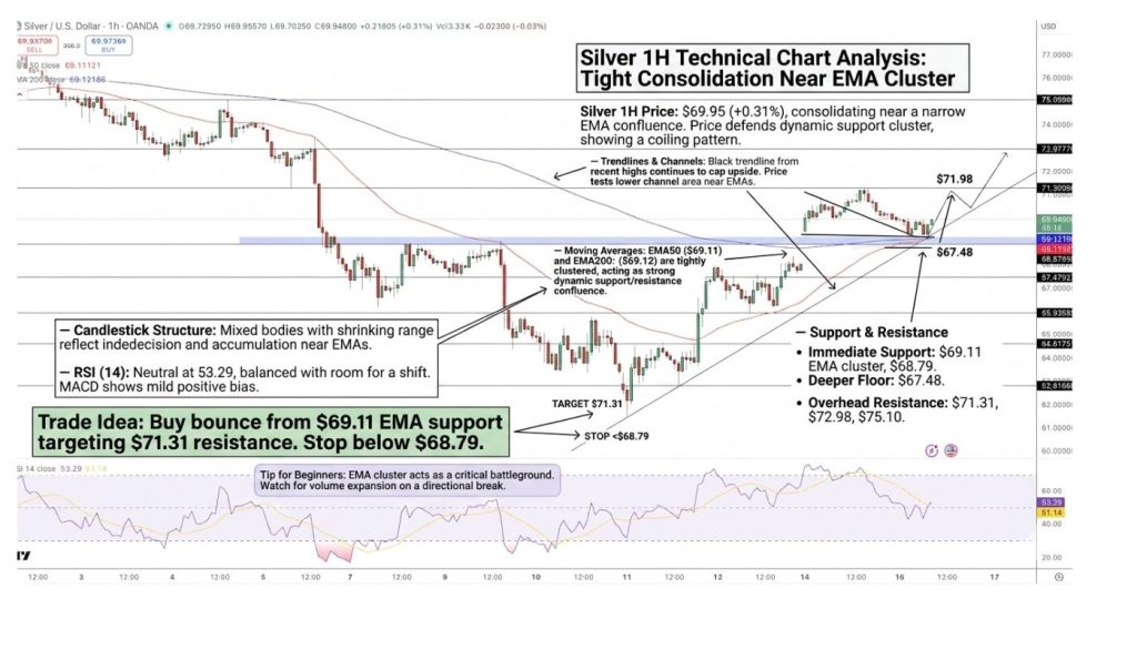 Silver Price Chart - Source: Tradingview