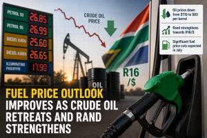 Lower Oil Prices Boost Prospects for July Fuel Price Reductions in South Africa