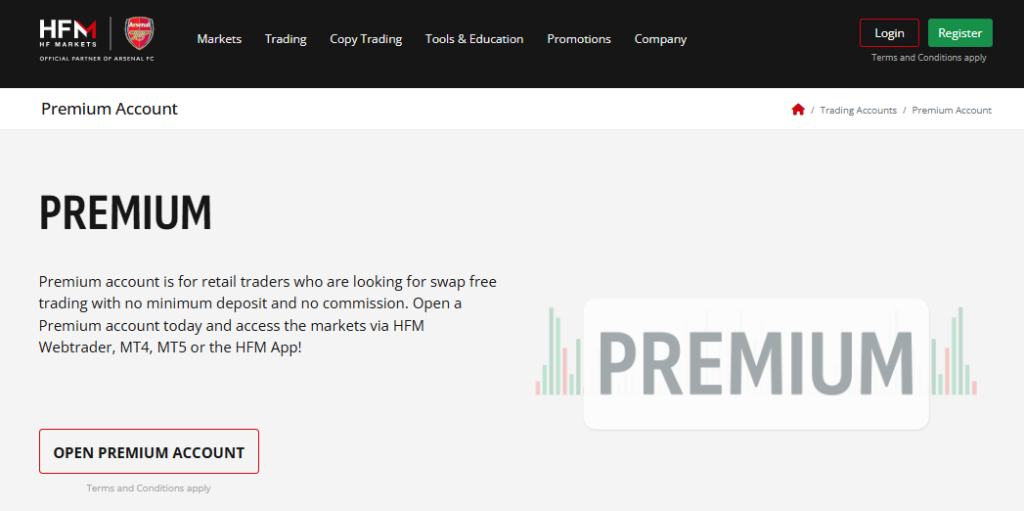 HFM Premium Account HFM Premium Account