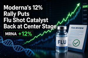 Moderna’s 12% Rally Puts Flu Shot Catalyst Back at Center Stage
