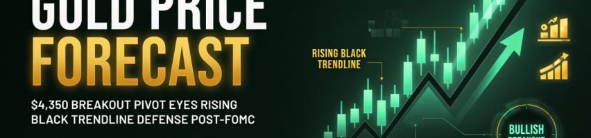 Image for Gold Price Forecast: $4,350 Breakout Pivot Eyes Rising Black Trendline Defense Post-FOMC