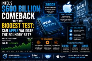 Intel’s $600 Billion Comeback Faces Its Biggest Test: Can Apple Validate the Foundry Bet?