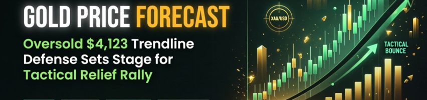 Image for Gold Price Forecast: Oversold $4,123 Trendline Defense Sets Stage for Tactical Relief Rally