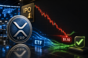 Ripple IPO Buzz Returns as XRP Slips to $1.10: Can ETF Demand and Regulatory Wins Offset Market Fear?